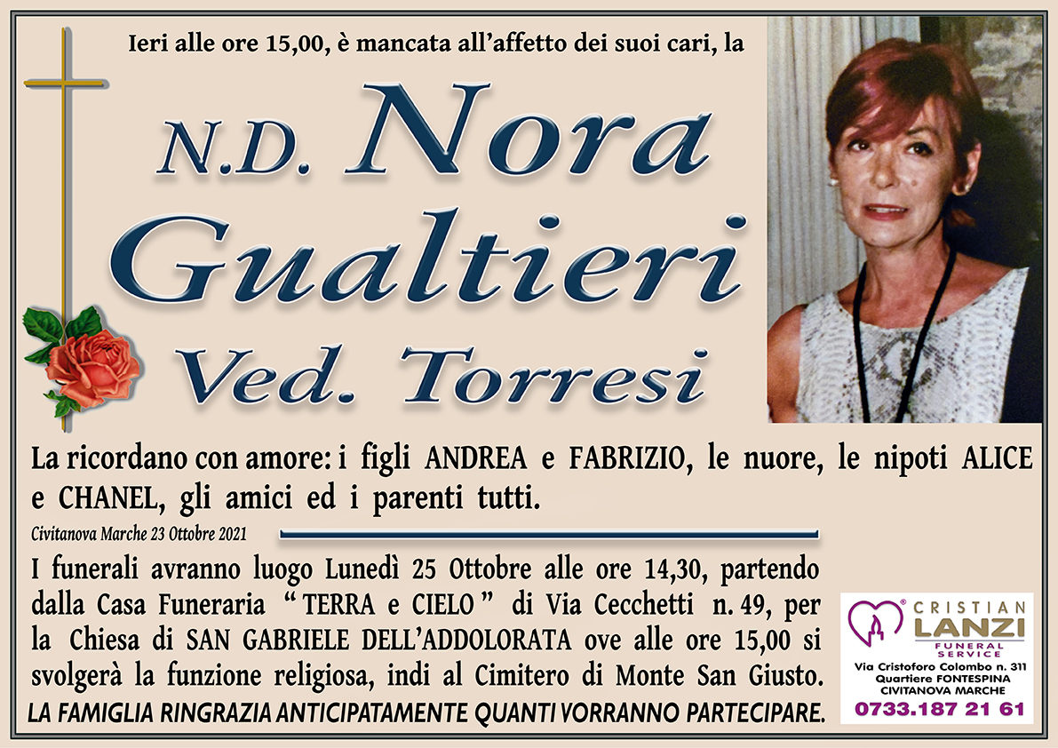 N.D. Nora Gualtieri ved. Torresi