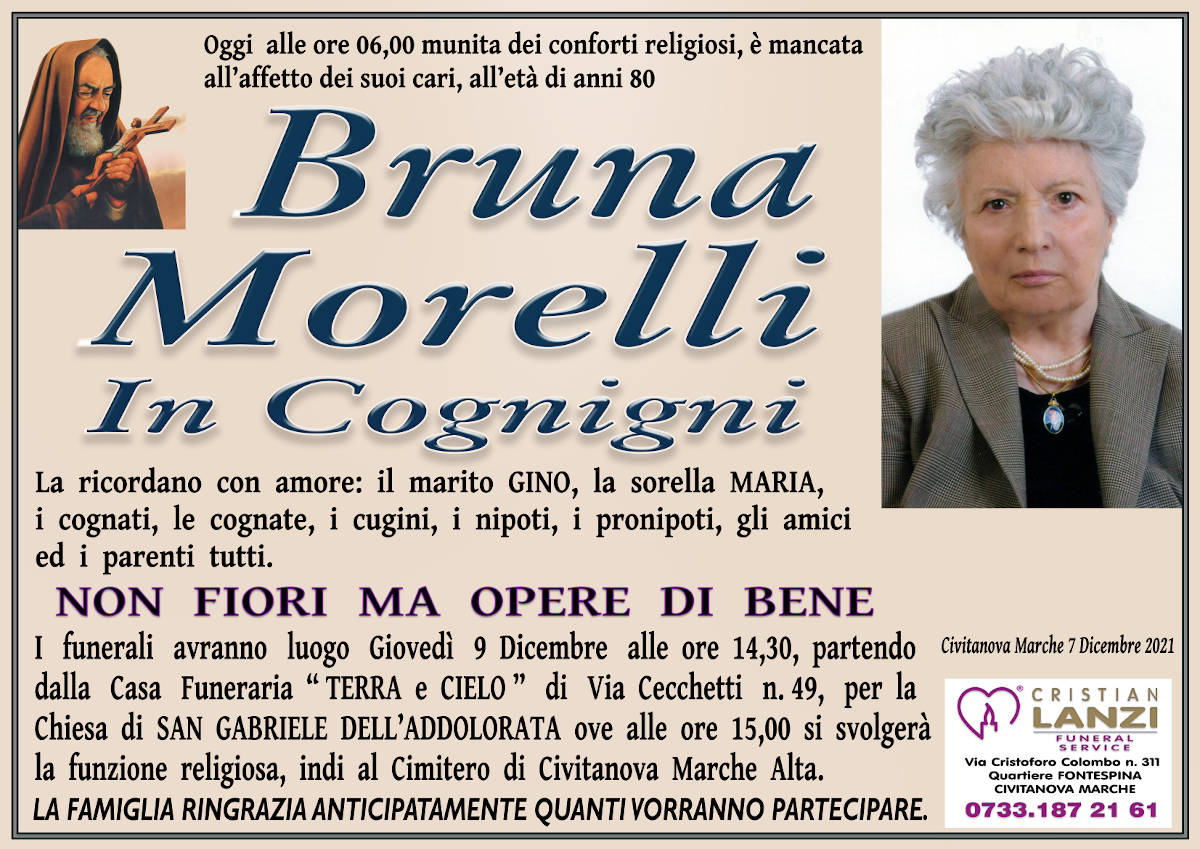 Bruna Morelli in Cognigni